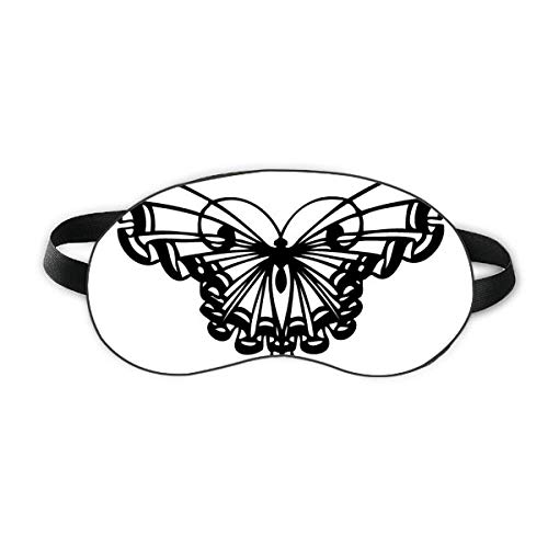 Leptir sa rufftom krilo za mirovanje štitom za oči meka noć za sjedište