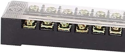 X-DREE 10 kom 600V 15A 12p vijčani električni barijerski priključni konektor za blok trake(10 kom 600 ν