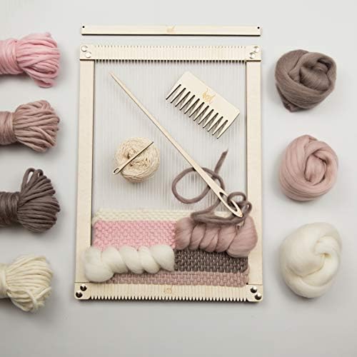 Vuna Couture Rectangularni set tkanja - početnik do napredne razine - uključuje tkalački, montažni