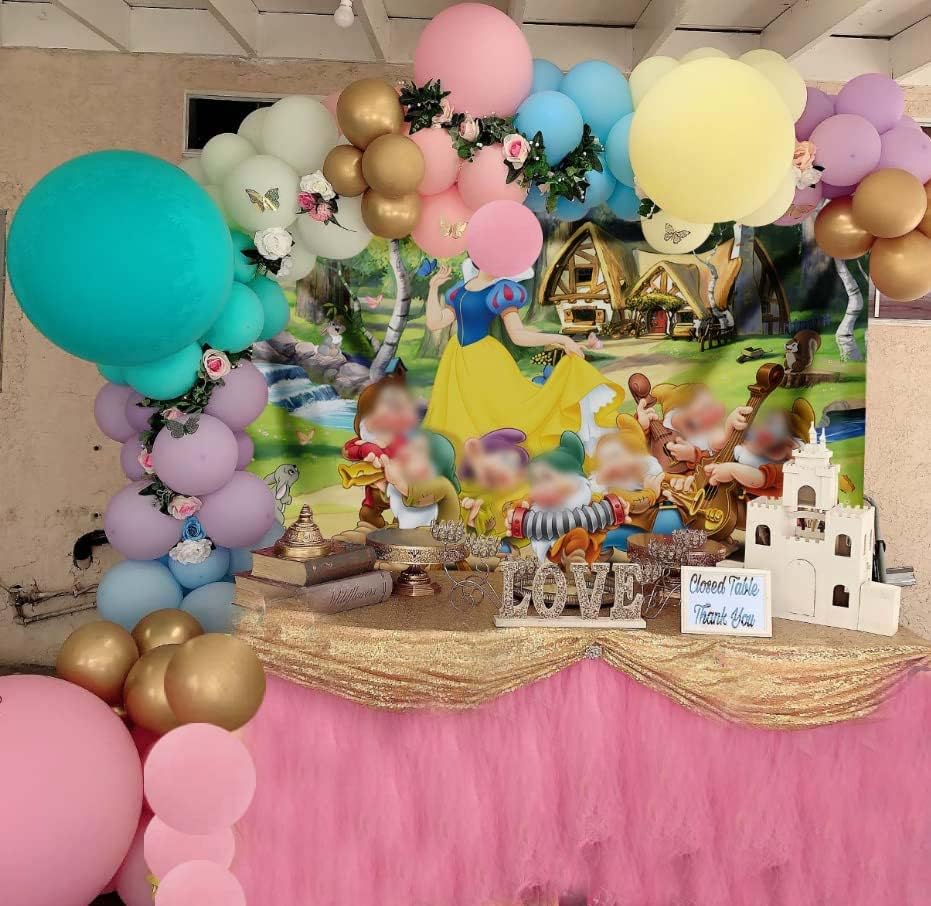Princeza pozadina za princezu temu Rođendanska zabava torta Tabela pozadina djevojka rođendan