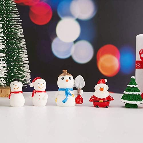 Ccinee Božićna minijaturna sela Zimska čudesna zemlja kreirala se za Xmas Dekoraciju kućnog stola