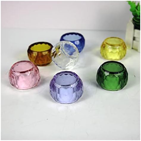 OMUCI 6cm Crystal Glass Bowl Holy Water Buddhist Pribor za uređenje kućnih ukrasa