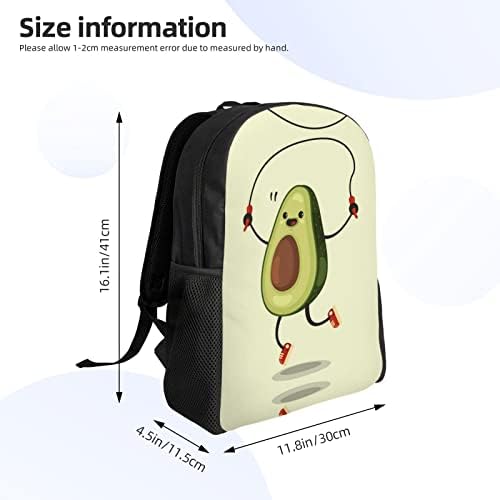 EWMAR avokado uže za preskakanje jednostrani puni štampani ruksak putni ruksak Računarska torba vodootporni univerzitetski ruksak