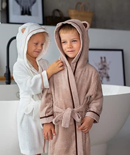 Premium soft kap za kupanje za djecu dece deca - organski bambus toddler ogrtač sa haubom - devojčice Robe