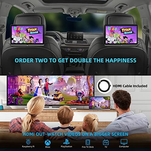 13.1 Zadnji zabavni sistem, 4K auto glavnog grebena video playera, Android tablet prijenosni TV za pozadinu, dodirni ekran Telefon bežični zrcaljenje sa WiFi Bluetooth-om, FM