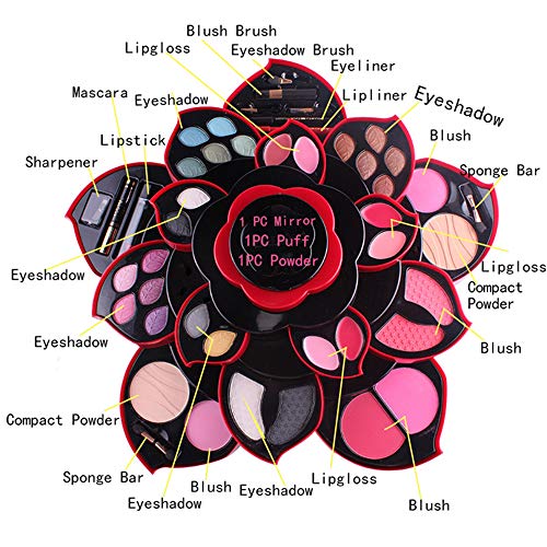 DISAAR BEAUTY profesionalni komplet za šminkanje palete u boji Setovi sjenila Spirit The Ultimate Collection Beauty puder briljantan efekat