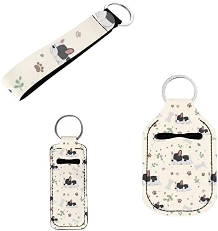 Gongbawa držač privjeska Set od 3 uključujući privjesak za ključeve sa ručnim Lanyards, Mini putnu torbicu