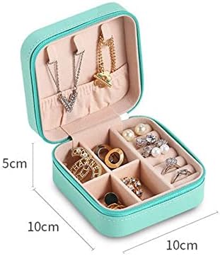 WSSBK PU koža nakit Organizator kutija ogrlice naušnice prstenovi držač za prikaz slučaj za žene