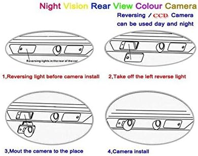 Obrnuto sigurnosnu kopiju kameru / parking kamera / HD CCD RCA NTST PAL / Licenjska ploča lampica OEM za Honda CRIder 2013 2014 2015