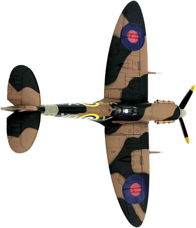 1/72 skala Legura Drugog svjetskog rata UK Spitfire Fighter Model Diecast vojni avion avionski model za poklon kolekcije sa postoljem za izlaganje