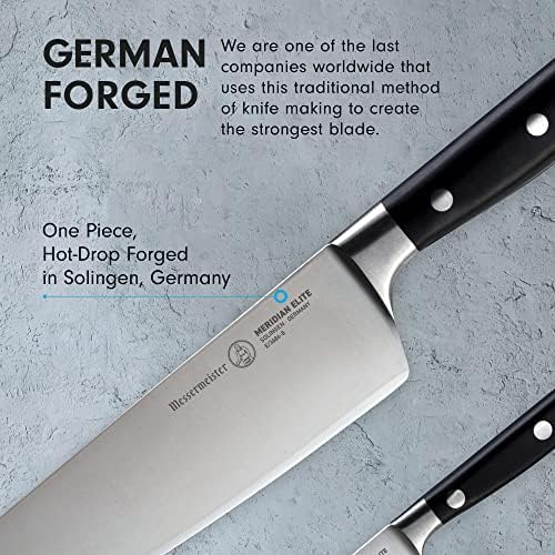 Messermeister Meridian Elite Chef & amp; Parer Set-uključuje 8 Stealth kuharski nož & 3.5 nož za čišćenje-otporan na rđu & amp; jednostavan za održavanje
