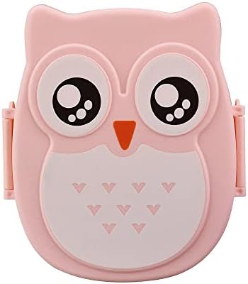 Guolarizi Kutija Kontejner Za Skladištenje Pink Owl Hrana Prenosiva Bento Kutija Za Ručak Kutija Za Ručak Ženska Kutija Za Ručak Za Odrasle