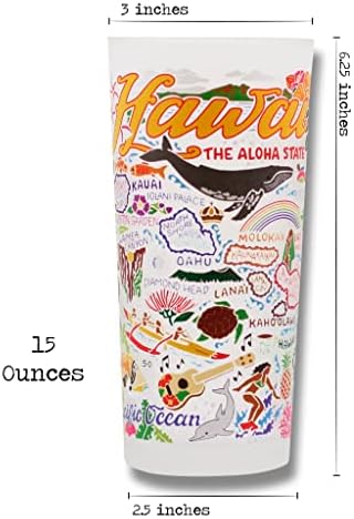 Catstudio čaša za piće na Havajskim ostrvima / umjetnička djela inspirisana geografijom odštampana na