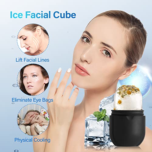 Ice Roller for Face Eye, Ice Roller Mould Face Skin Care Kit for posvijetlite kožu i poboljšajte svoj prirodni sjaj uklonite Fine linije smanjite pore smanjite akne i podmažite kožu