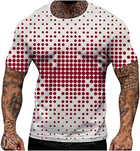 Ležerne majice za muškarce Ne-pozicioniranje štampanje okruglo vrata kratkih rukava pulover bluza