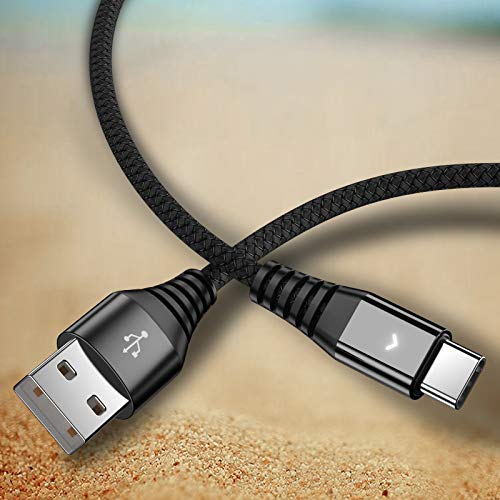 IFLASH [2 Pakovanje] najlonski pleteni USB Tip C kabl, USB a 2.0 za USB-C kabl za brzo punjenje za Samsung