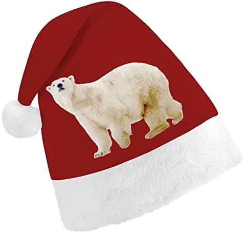 Polarni medvjed Božić šešir Santa šešir za unisex odrasle Comfort klasični Božić kapa za Božić Party Holiday