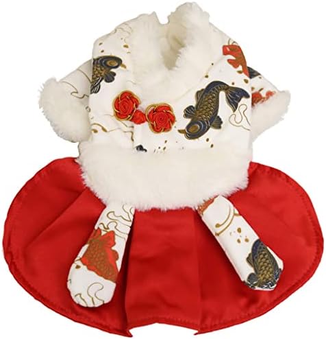 LEPSJGC suknja za štene zimska topla zgušnjava mala srednja svečana odjeća za kućne ljubimce