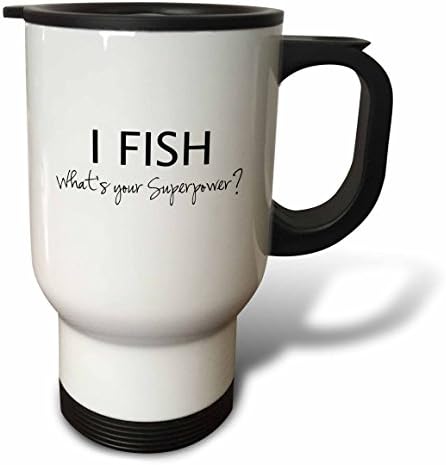 3Droza I riba Koja je tvoja supersila smiješna ribolov ljubavni poklon za ribarsku putnicu,