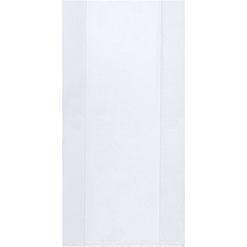 Gusseted 2 Mil Poli torbe, 20 x 13 x 48, Clear, 200/Case