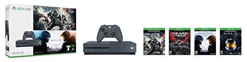 Microsoft Xbox One S 500GB konzola - Gears of War & Halo Special Edition Bundle