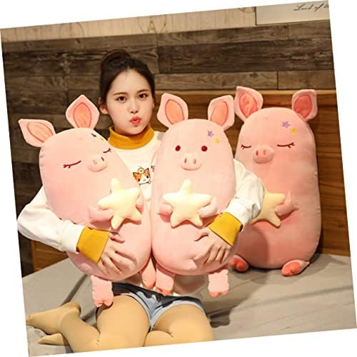 Toyvian svinjski plišani simpatični svinjo jastuk za piggy bacanje jastuk punjene životinjske jastuk