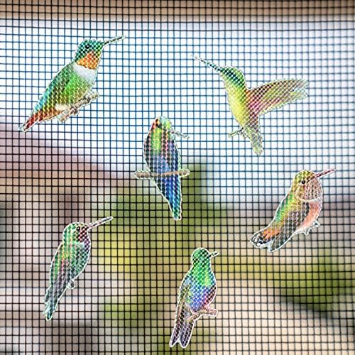 Momker Creative Hummingbird ekrani uparilice za usisavanje naljepnice DIY prozore Naljepnice protiv ptica
