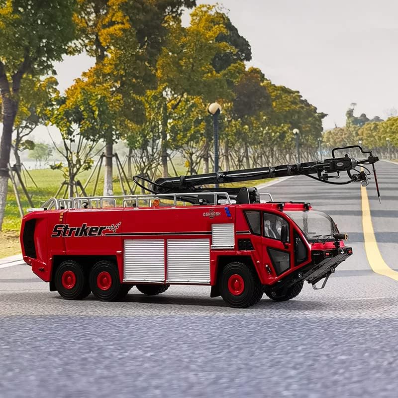 OshKosh Striker 3000 zračna luka glavna bitka 6x6 vatrogasni kamion crveni 1/50 DIECAST kamion unaprijed izgrađen Model