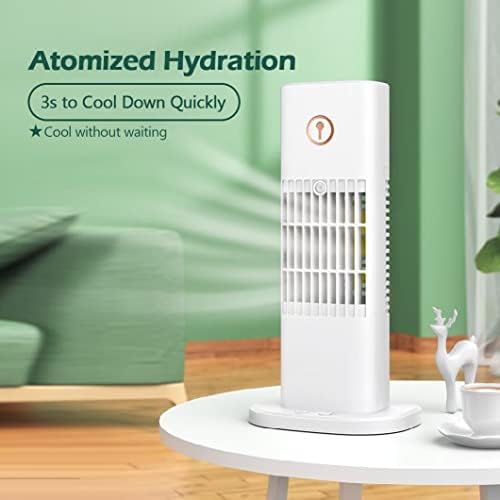 Prijenosni klima uređaj - lični hladnjak unutarnji klima uređaj sa 3-stepenim rashladnim atomizacijom za hlađenje vaše sobe i stvoriti hladno i ugodno okruženje za spavanje