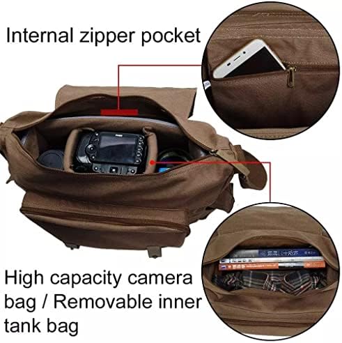 CLGZS DSLR torba za rame platnena Kamera ruksak Vanjska Foto Video putna Kamera zaštitna torbica