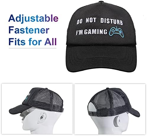 Ne uznemiravaj Gaming čarape, crna kapa bejzbol kapa šešir Valentines Fathers Day Gamer pokloni