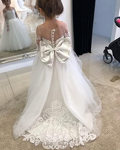 Ying XUE a Line vjenčanica za Junior čipkasti Mini mladenka cvijet Ivory Ball haljina haljine djevojke