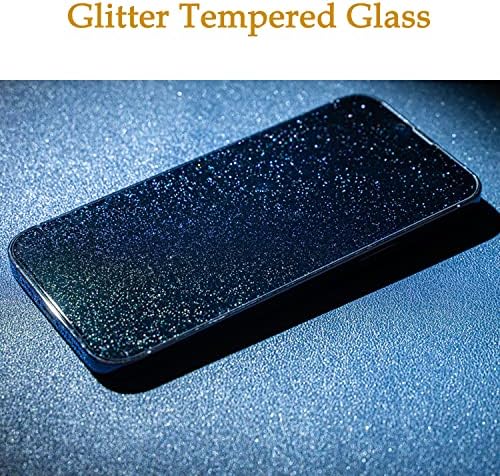 2pcs glitter odijelo za zaštitu ekrana za iPhone 14/ iPhone 13 / iPhone 13 pro, Diamond Bling