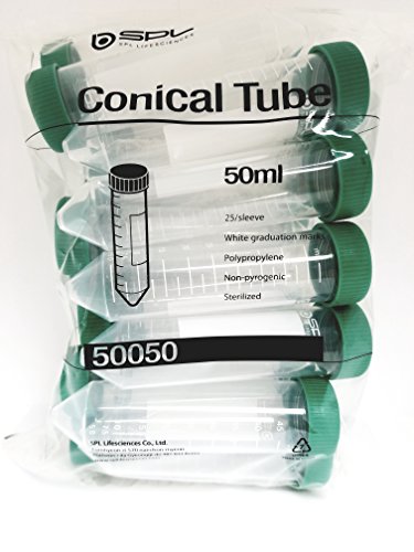 SPL 50ml Konična centrifuga Tube PP / HDPE, sterilni non - pirogeni, non - citotoksični, dnevni boravak /