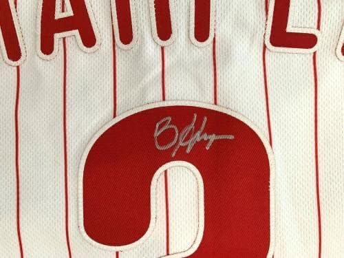 Bryce Harper potpisan Nike Autentic Phil Phillies Jersey autogramirani MLB Holo - autogramirani MLB dresovi