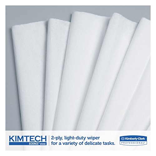 Lagasse KCC34705 Kimwipes 1-slojni kombinirati brisač za jednokratnu upotrebu, 119 brisača / kutija, 12 l x