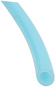 X-dree 4mm x 6mm Dia Visoka silikonska cijev za crijevo od silikonskog cijevi za cijev plava 1m dugačka