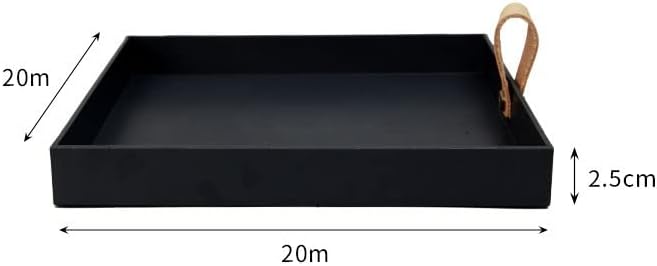 SDGH ladica za kvadratnu ukrasnu ladicu kozmetika Sundries Desktop Storage ploče s ručkom kućicom za