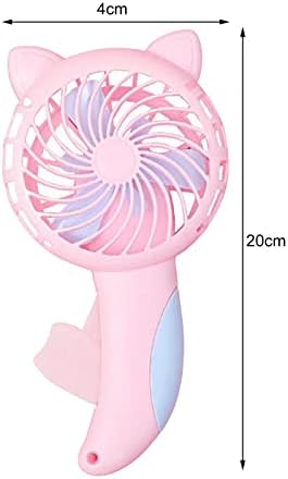 Haibinsuo Mini Fan udoban držač prijenosni ručni Mini ručni ventilator za dom Pink