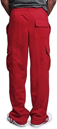 Wybaxz 2022 Božićni muški fitness trkački pantalona za crtanje labavog struka džepa u boji labav runo