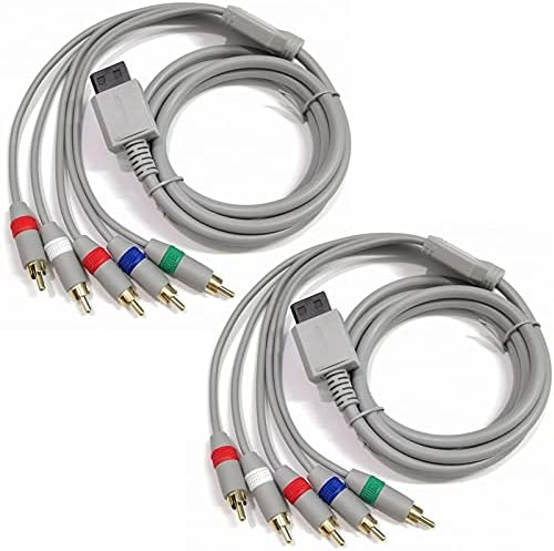 6ft AV komponentni kabel za Nintendo Wii / Wii u RCA Audio Video HD Cord-2 Pack