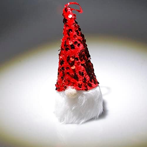 Wisifayardin Handmade Božić Gnome Svjetla sa LED svjetlom - set od 3 - užareni plišani ukrasi