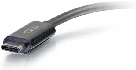 C2G USB adapter, USB C do DVI D Pretvarač video adaptera, crni, kablovi za pokretanje 29483