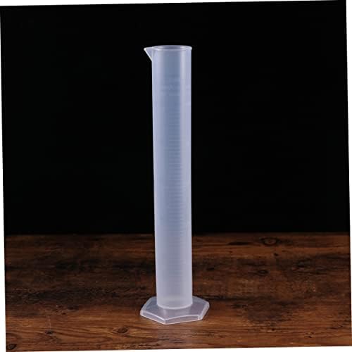 Cabilock staklene čaše za mjerenje tekućih mjernih čaša za mjerenje tekućih mernih cilindra diplomiranih cilindra set plastika 250ml staklena djeca kuhinja oz čaše široke klase konusne unci visoki pp