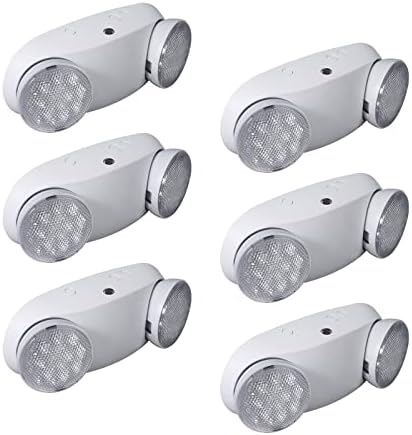 CM MBZY hitna svjetla s sigurnosnim kopijama, komercijalno svjetlo za hitne slučajeve, dva podesiva LED svjetlosna glava za svjetlo za svjetlo, 120-277V AC, UL certifikat