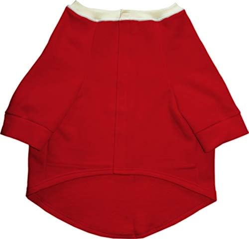 Ruse Pet Santa Paws ispisani okrugli vrat pune rukave tehnička jakna za pse za pseću odjeću zimske odjeće apso, shih tzu itd