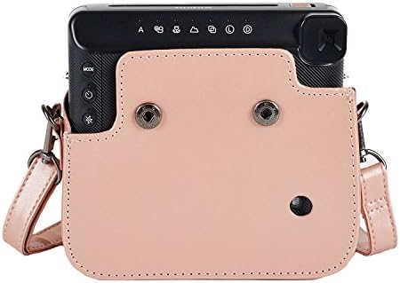 Zaštitna futrola Phetium kompatibilna sa kamerom za trenutni film Fujifilm Instax Square SQ6, meka PU kožna torba s podesivim remenom za rame