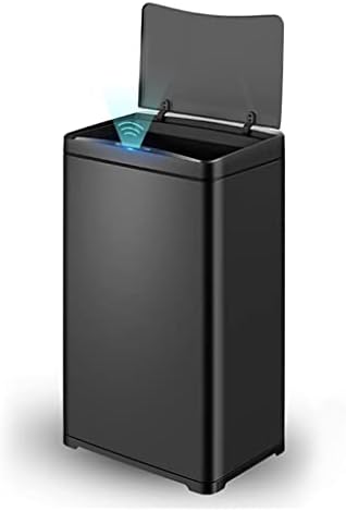 N / A Smart Smart Trable Can od nehrđajućeg čelika Kanta za smeće od nehrđajućeg čelika za ured kupaonice