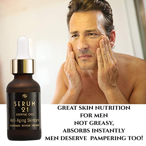 Suona Skin Care Face Serum Anti Aging Collagen Boosting Facial Oil - 21 Prirodni Sastojak . Serum za lice za žene & muškarci. Serum Za Ispravljanje Tamne Tačke