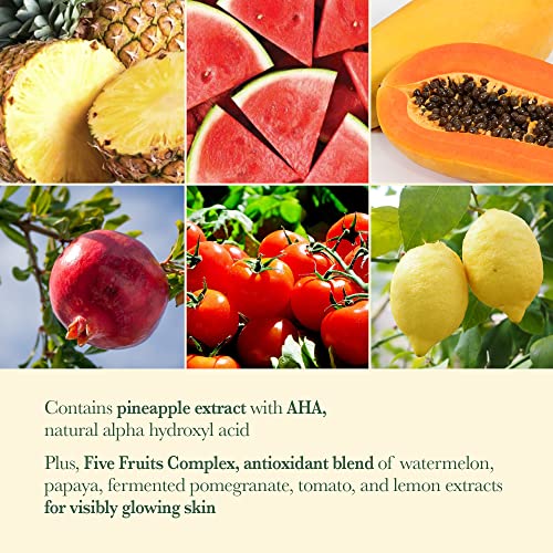 Farm Rx ananas Plus serum od želea za posvjetljivanje, posvjetljivanje, piling, glatka koža, bogata antioksidansima, vitaminima i mineralima, pomaže u proizvodnji kolagena, vegan